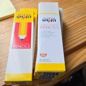 Yellow Wooden Pencils - 5 Packs